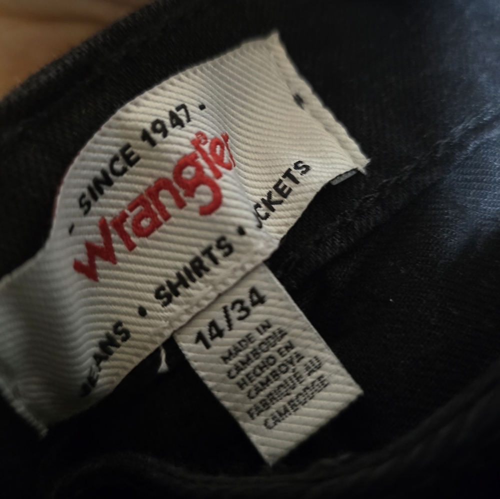 Wrangler Ladies' High-Rise Bootcut Jeans, Black, Size 14/34 - New - Picture 13 of 14